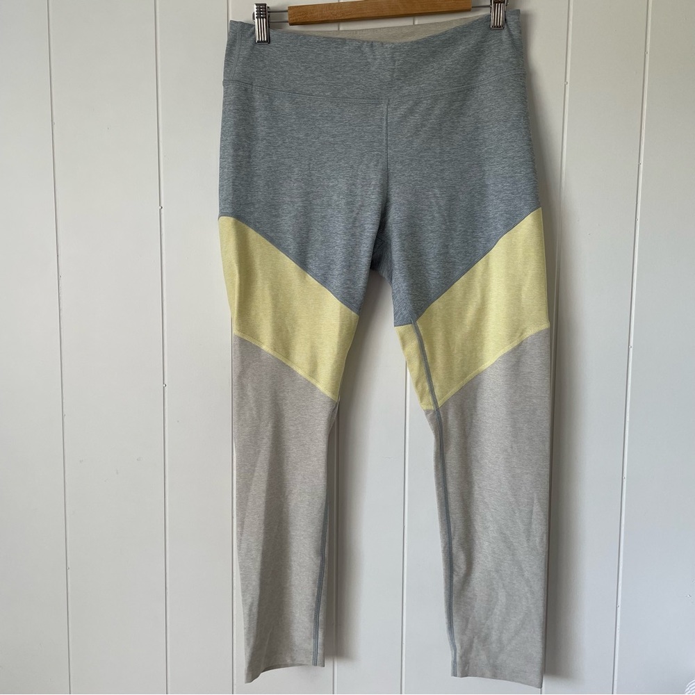 Outdoor Voices Tri Colored Spring Leggings